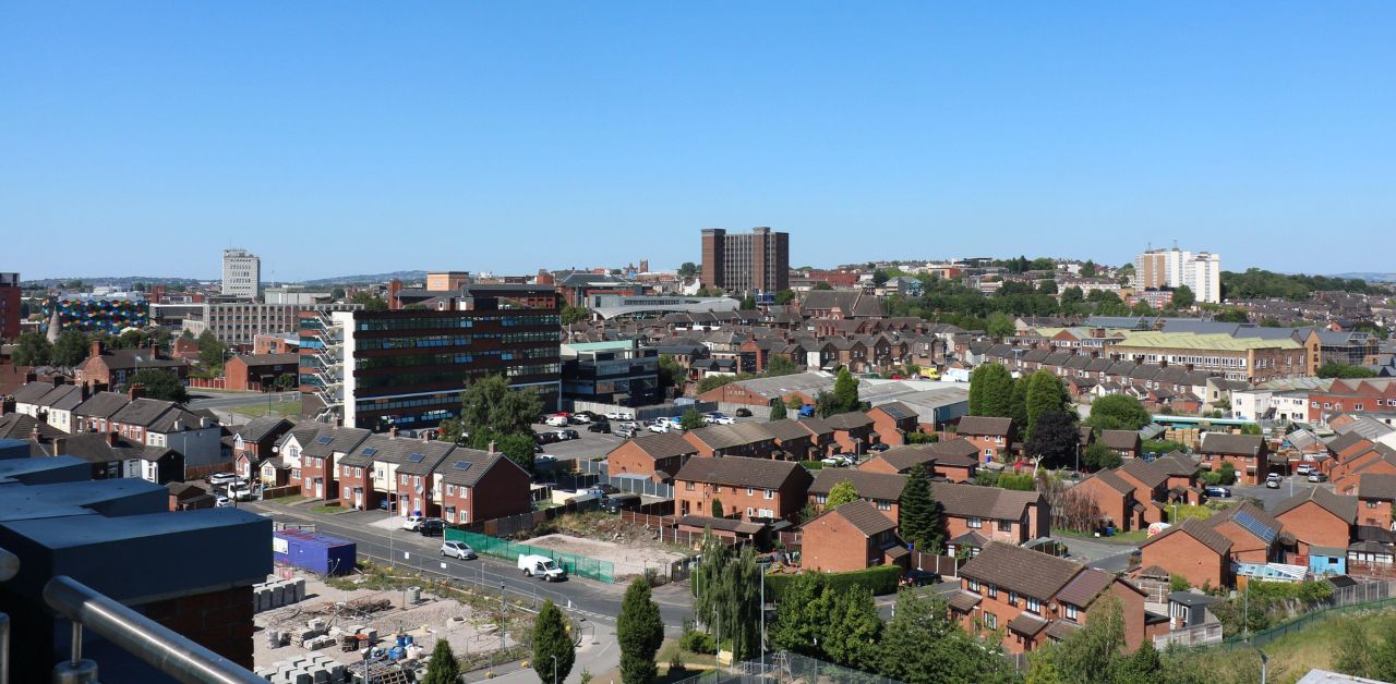 Flydubai Airlines Stoke-on-Trent Office in England